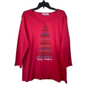 KIWI FRESH WOMEN’S XL “BEACHY CHRISTMAS” LONG SLEEVE TSHIRT
